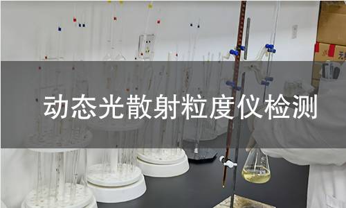 动态光散射粒度仪检测