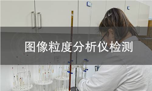 图像粒度分析仪检测