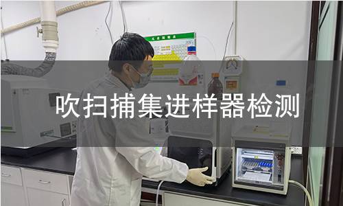 吹扫捕集进样器检测