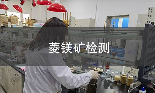 菱镁矿检测