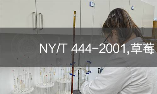 NY/T 444-2001,草莓