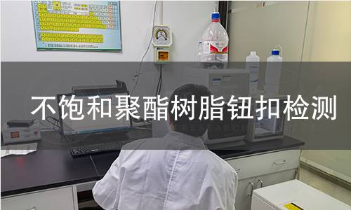 不饱和聚酯树脂钮扣检测