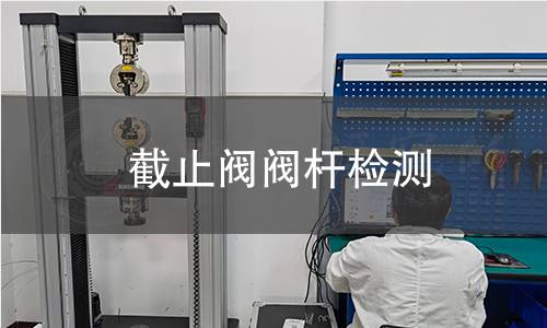 截止阀阀杆检测