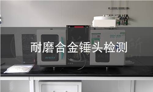 耐磨合金锤头检测