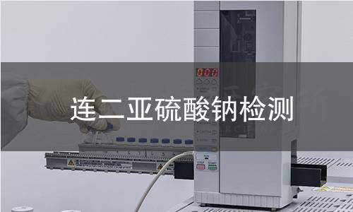 连二亚硫酸钠检测