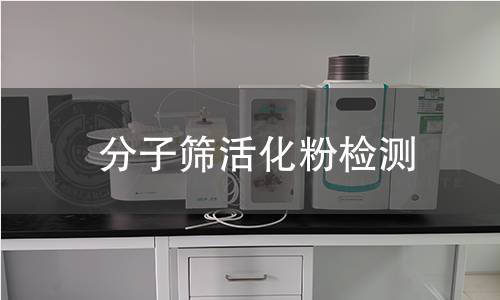 分子筛活化粉检测