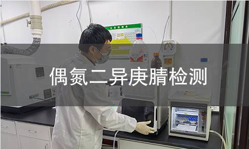 偶氮二异庚腈检测