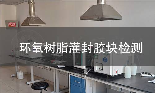 环氧树脂灌封胶块检测