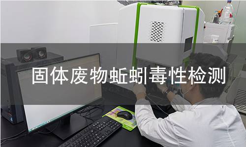 固体废物蚯蚓毒性检测