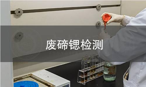 废碲锶检测