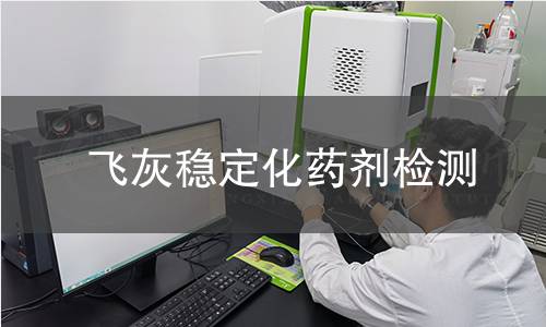 飞灰稳定化药剂检测