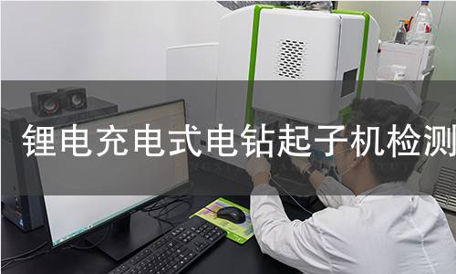 锂电充电式电钻起子机检测