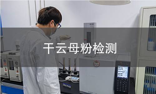 干云母粉检测