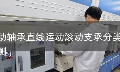 滚动轴承直线运动滚动支承分类检测