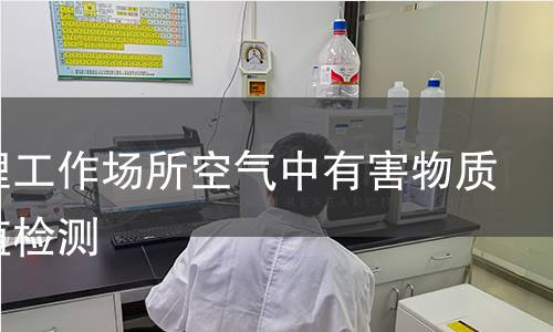 热处理工作场所空气中有害物质的限值检测