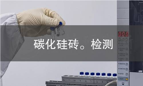 碳化硅砖。检测