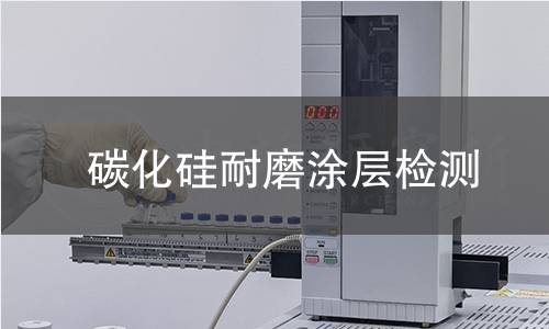 碳化硅耐磨涂层检测