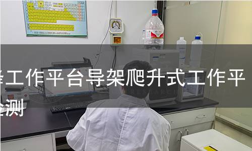 升降工作平台导架爬升式工作平台检测