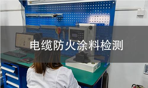 电缆防火涂料检测