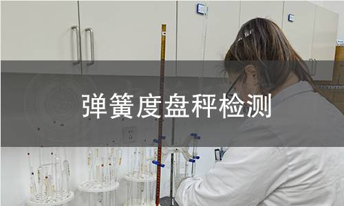 弹簧度盘秤检测