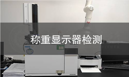 称重显示器检测