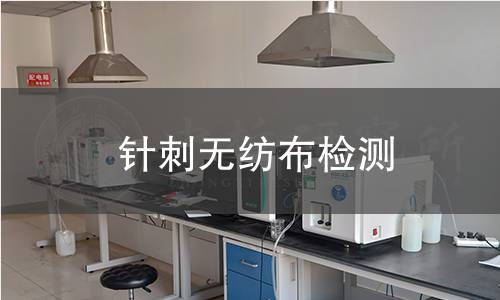 针刺无纺布检测