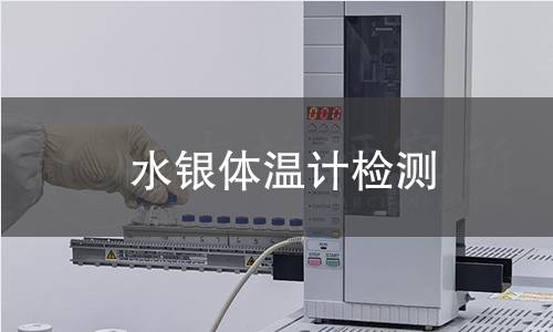水银体温计检测