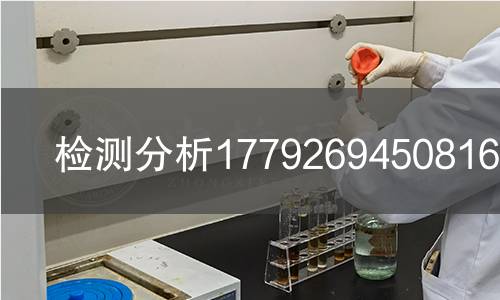 检测分析1779269450816检测