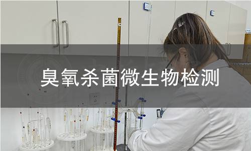 臭氧杀菌微生物检测
