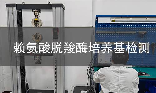 赖氨酸脱羧酶培养基检测