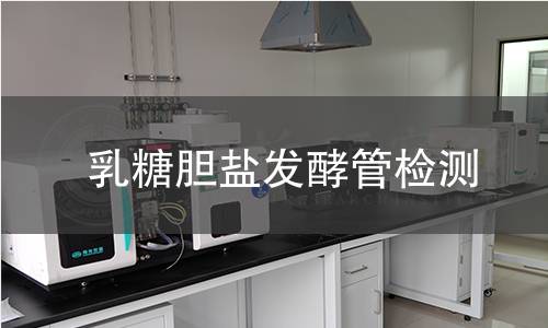 乳糖胆盐发酵管检测