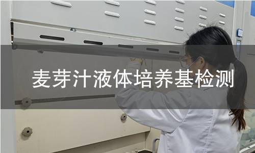 麦芽汁液体培养基检测