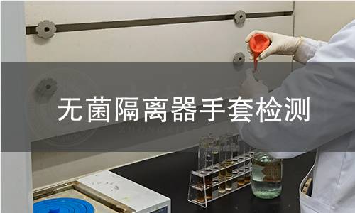 无菌隔离器手套检测