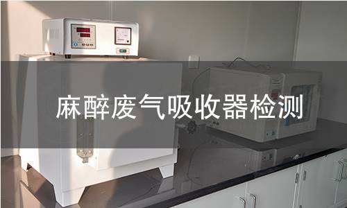 麻醉废气吸收器检测