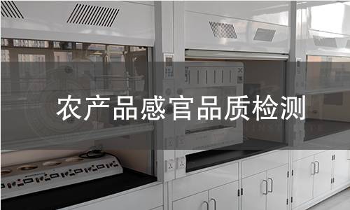 农产品感官品质检测