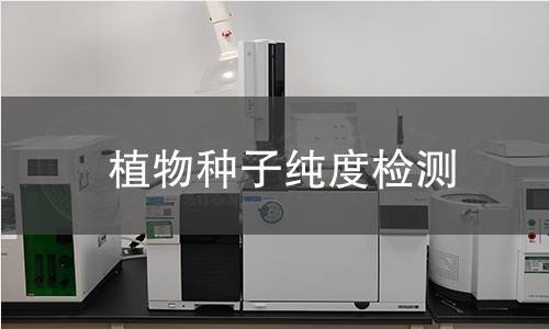 植物种子纯度检测