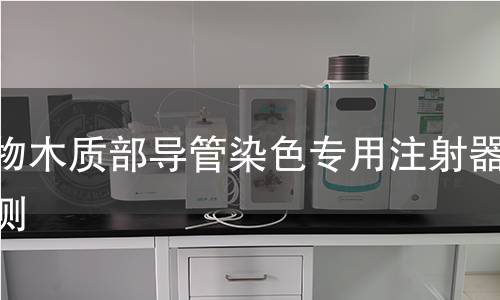 植物木质部导管染色专用注射器检测