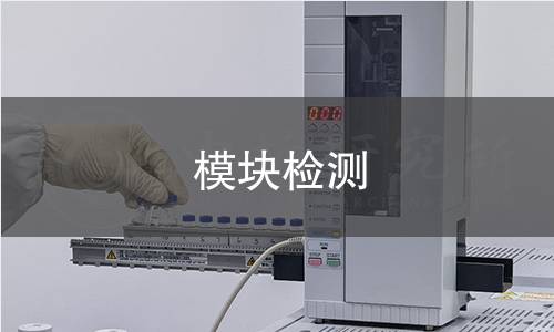 模块检测