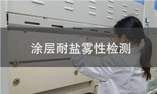 涂层耐盐雾性检测