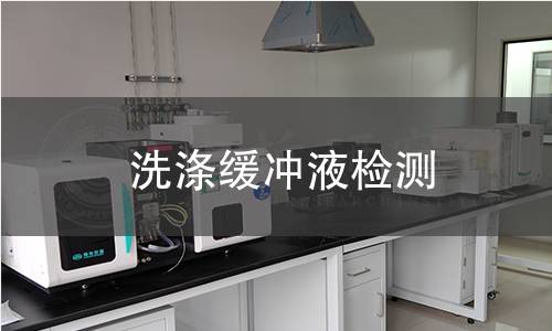 洗涤缓冲液检测