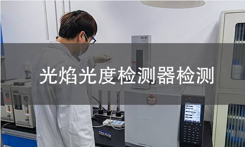 光焰光度检测器检测